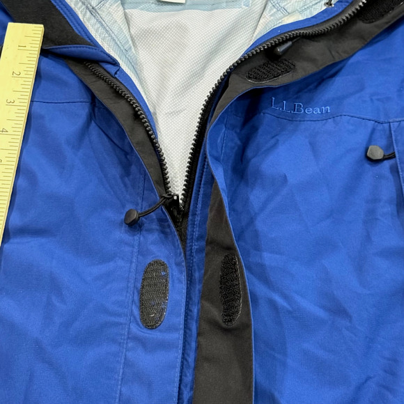 Vintage LL Bean Jacket Gore tex Anorak Trail Model Raincoat Mens MEDIUM EUC - Picture 8 of 10